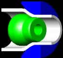 Floating plug including sphere-shaped shoulder